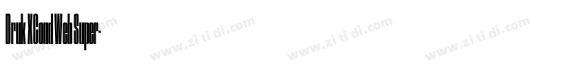Druk XCond Web Super字体转换